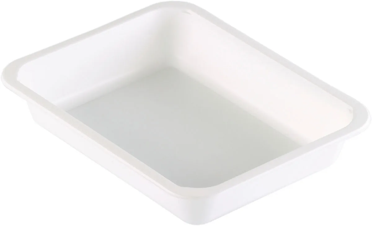 PP-Schale Caterline 227×178×40 mm Weiß ungeteilt