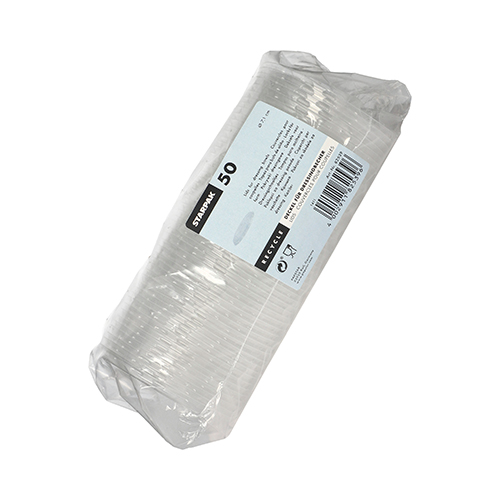 Deckel für Dressingbecher Ø 71 mm · 71×71×5 mm · Transparent · PP