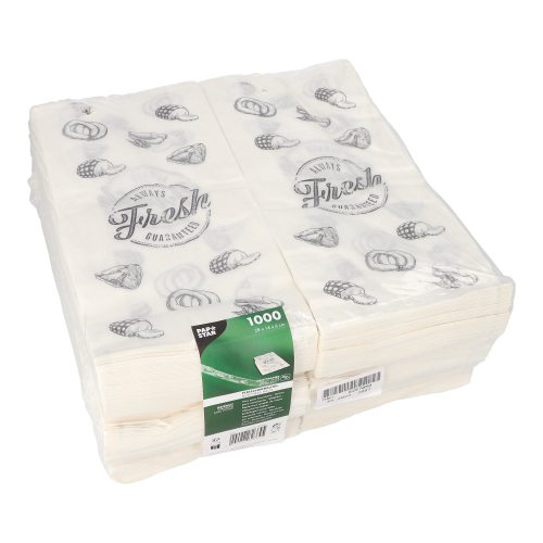Fleischerbeutel · 280×140×60 mm · Weiß · Kraftpapier