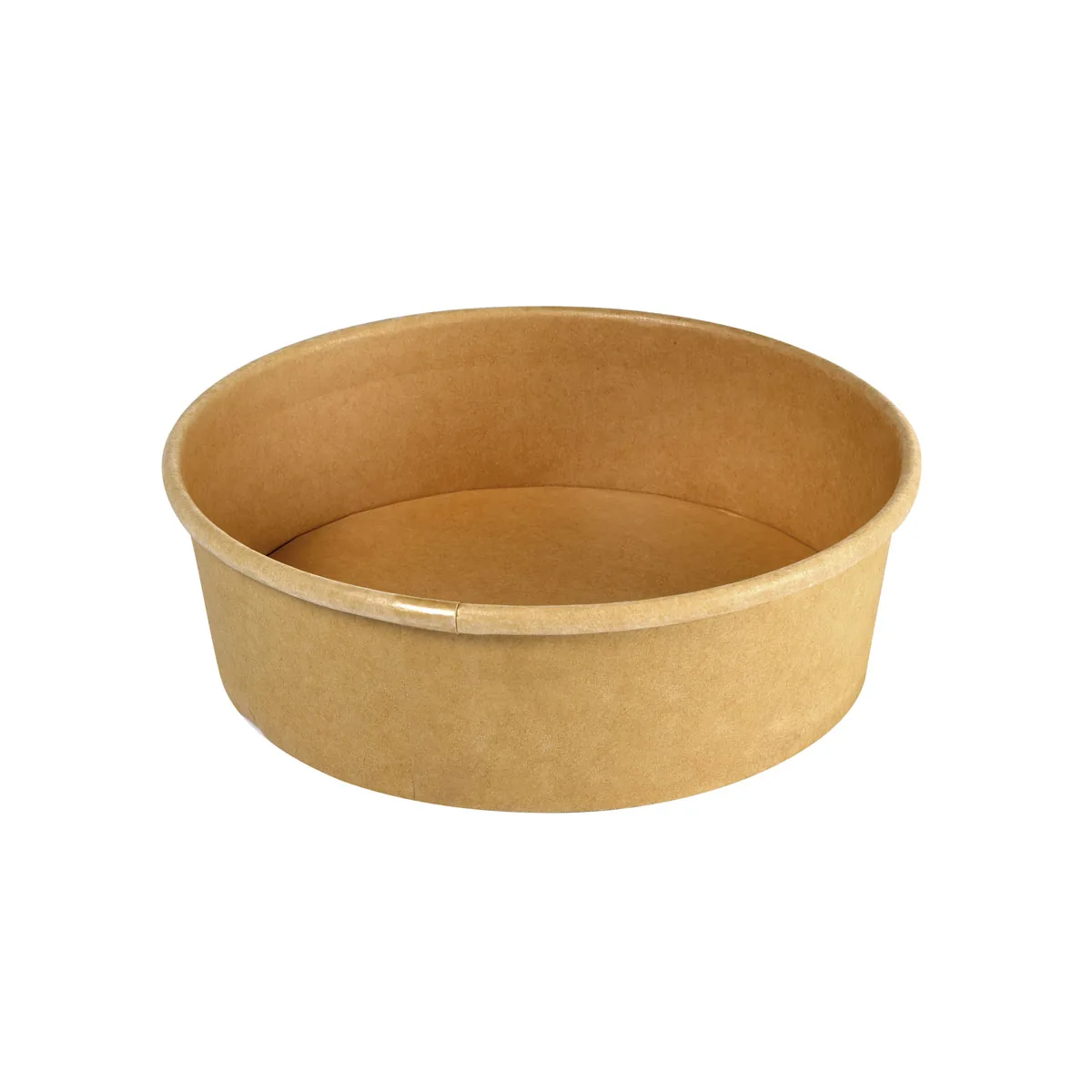 Salatschale 500 ml · 150×150×45 mm · Braun · Karton – Duni Ronda