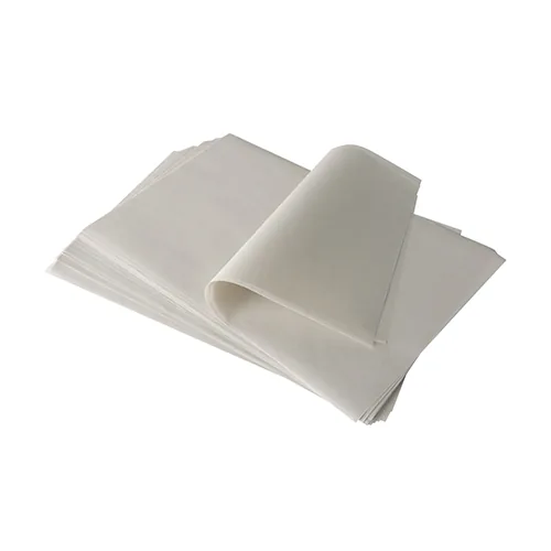 Metzgerwachspapier · 1/8 Bogen · 375×250 mm · Weiß · Palmwachs