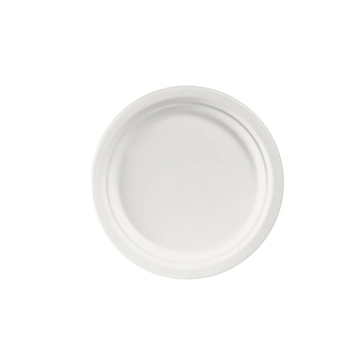 Teller · Ø220 mm · Weiß · Bagasse