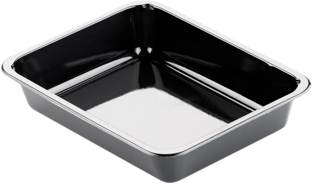 CPET-Schale 1200 ml · 225×175×43 mm · Schwarz · CPET