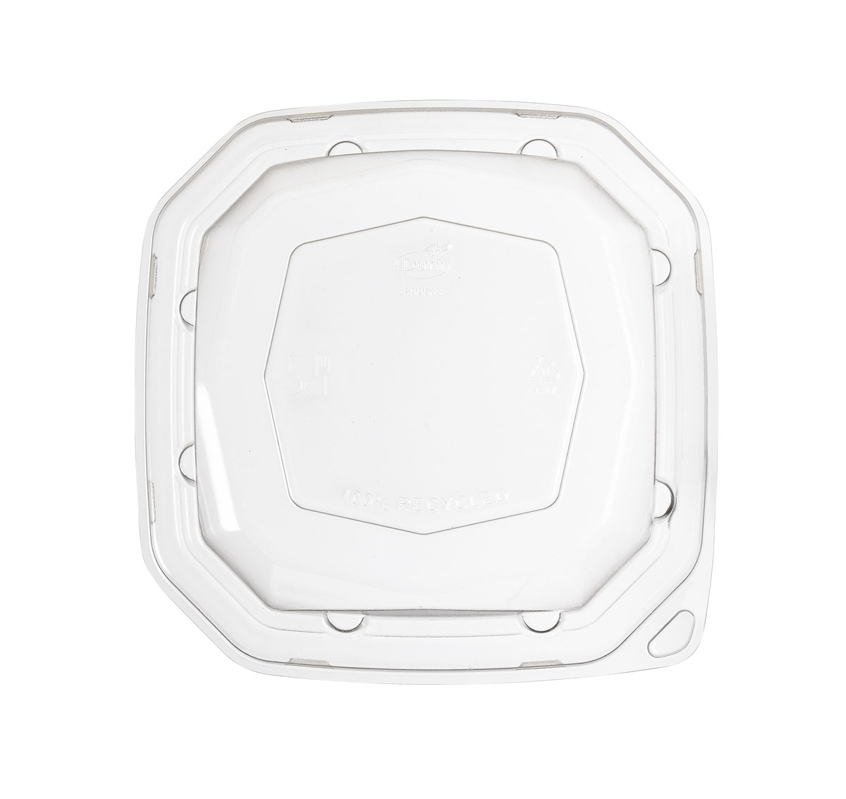 Octabagasse® Deckel 400 ml - rPET - Transparent
