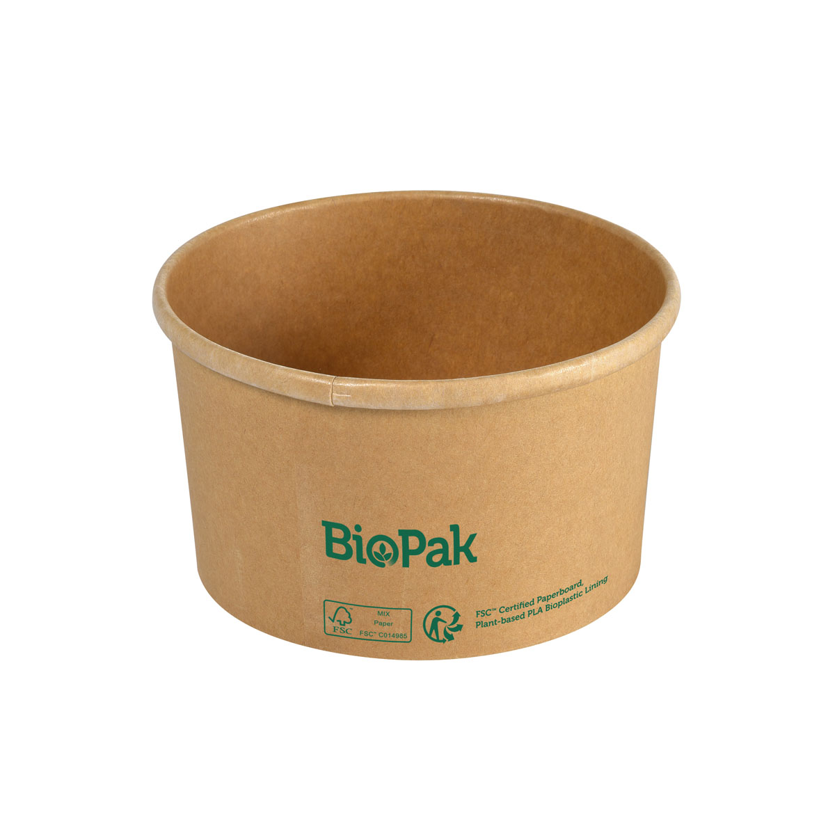 Ronda Bowl Slim 550 ml Braun ungeteilt