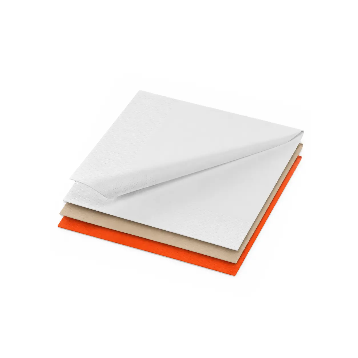 Serviette · 24×24 cm · 2-lagig · 1/4 Falz · Tissue