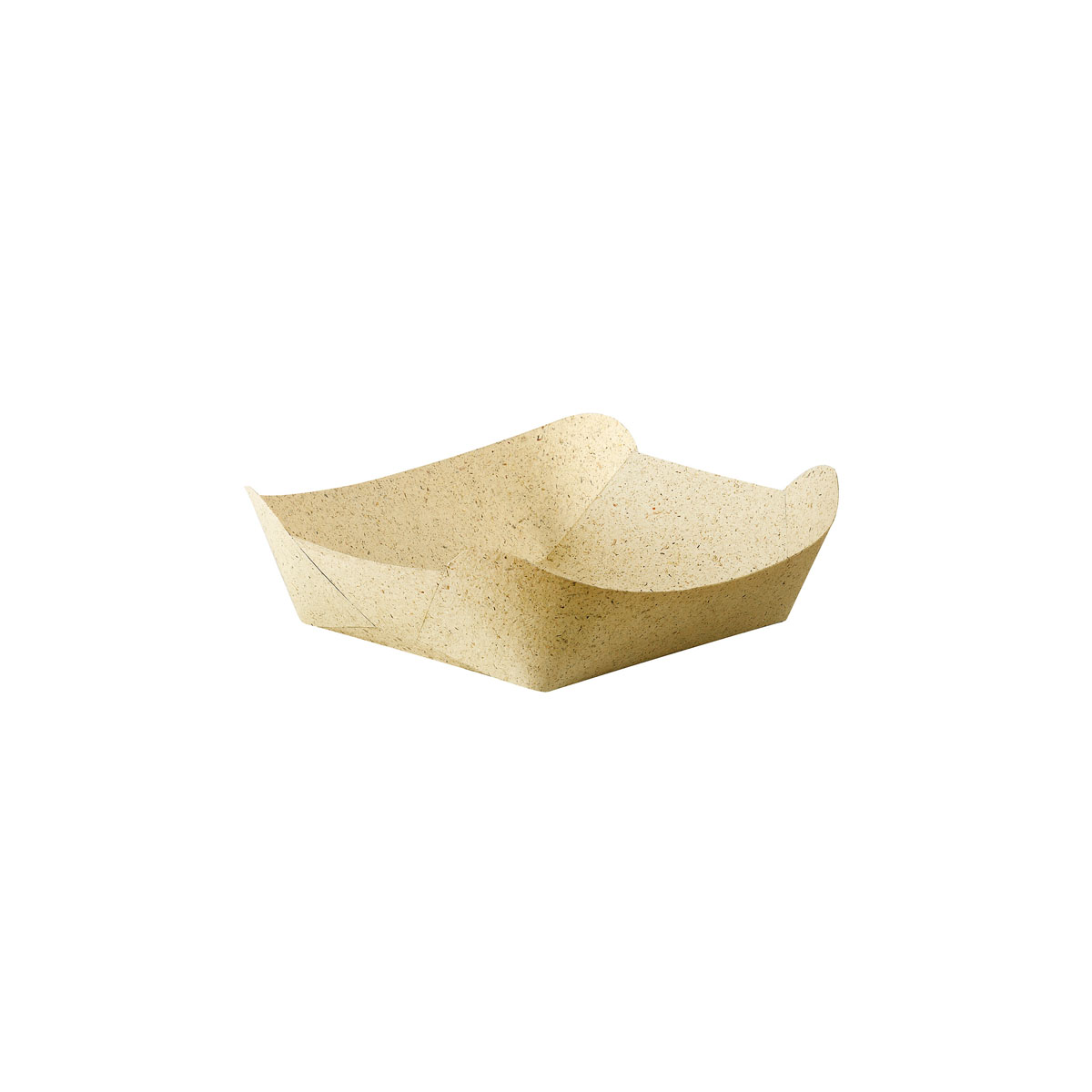 Snackschale · 175×145×50 mm · Natur · Graspapier